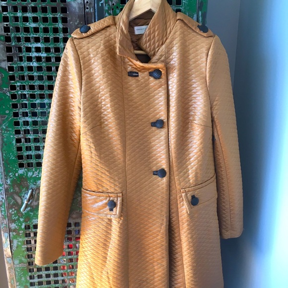 Haight & Ashbury Women’s Gold Trench - Picture 1 of 4